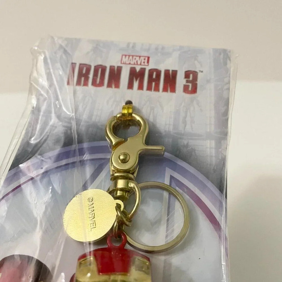 Iron Man 3 Marvel Keychain Key Ring Key Holder Avengers - Picture 3 of 15